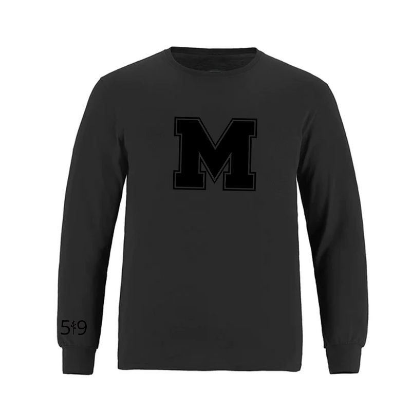 MEDWAY COWBOYS BLACK OUT "M" LONG SLEEVE (MENS)