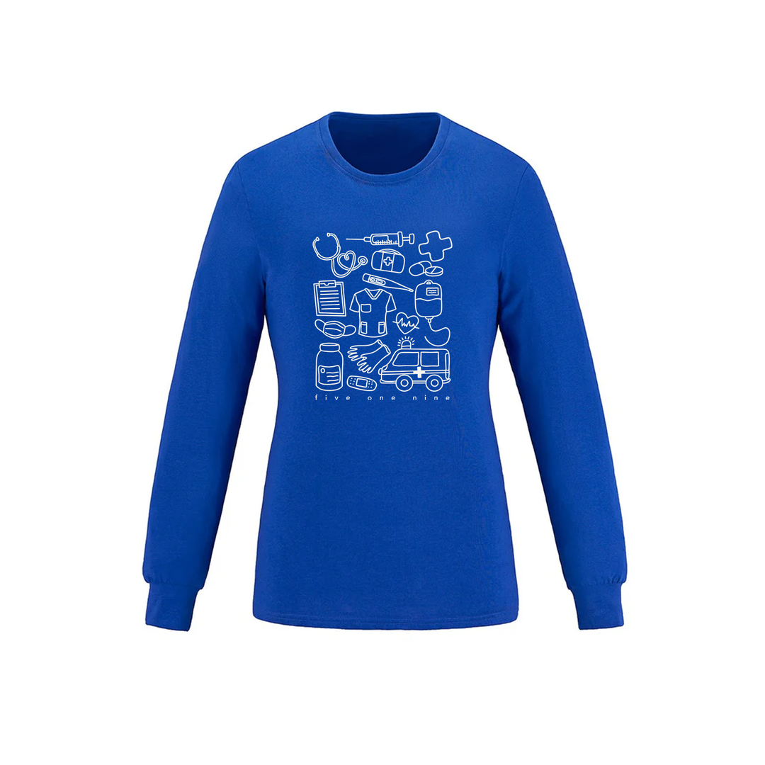 HEALTH CARE SUPPLIES LONG SLEEVE (WOMENS)