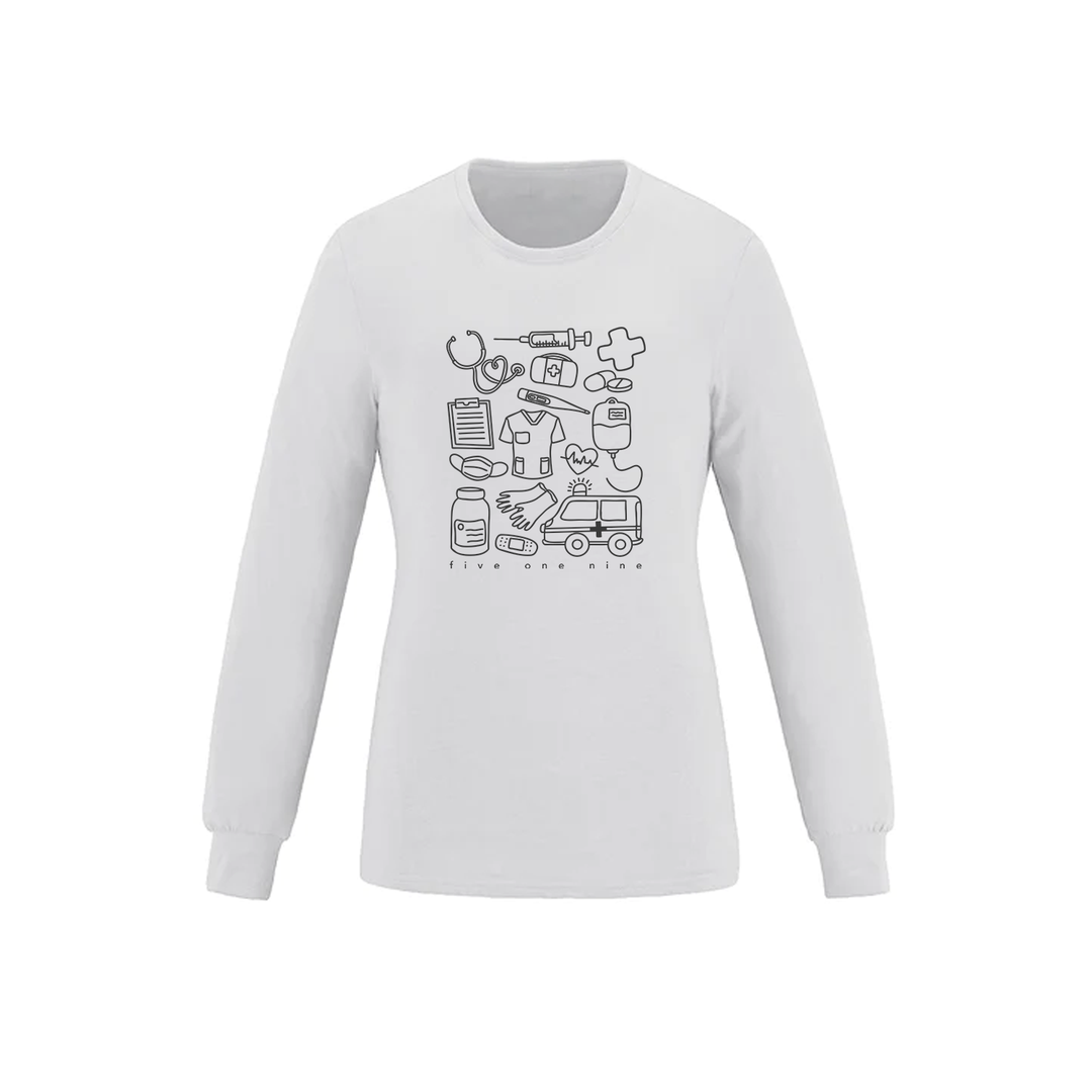 HEALTH CARE SUPPLIES LONG SLEEVE (WOMENS)