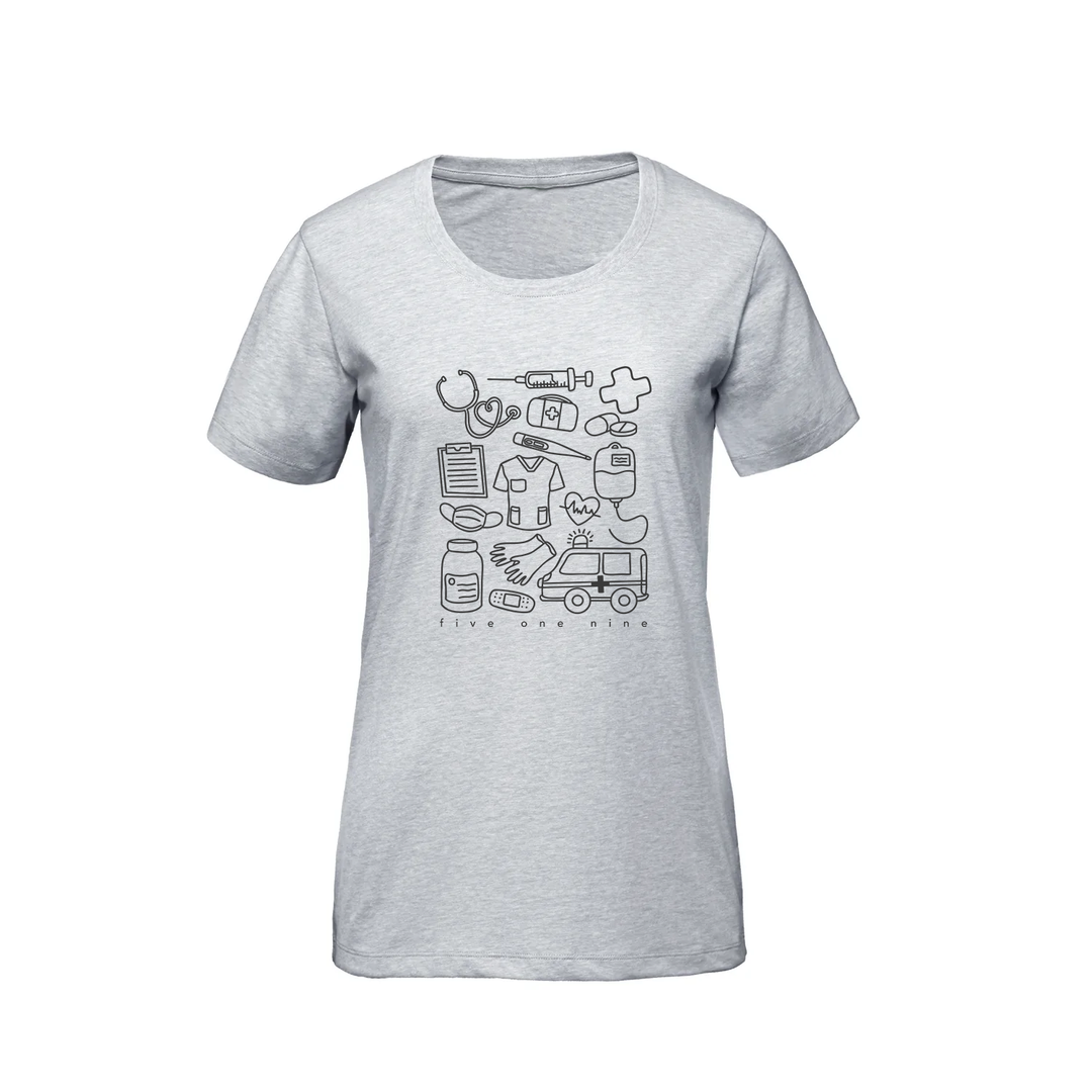 HEALTH CARE SUPPLIES PREMIUM TEE (WOMENS)