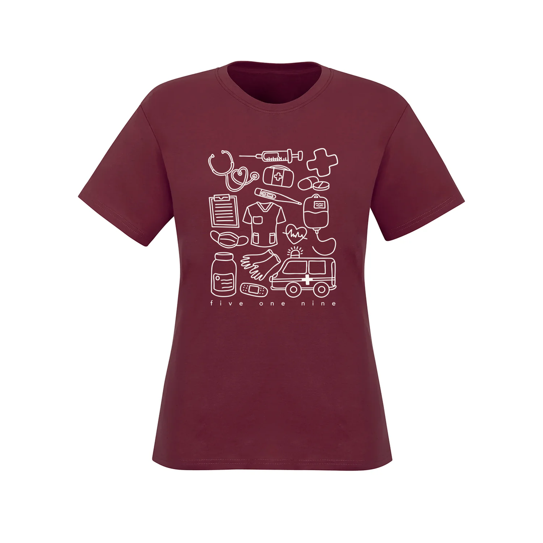 HEALTH CARE SUPPLIES TEE (WOMENS)