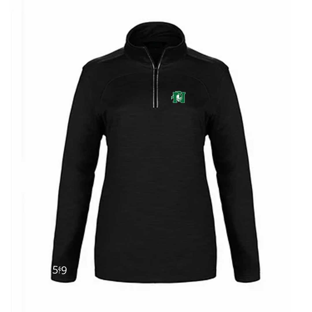 NORTHRIDGE EMBROIDERED PREMIUM ATHLETIC 1/4 ZIP (WOMENS)