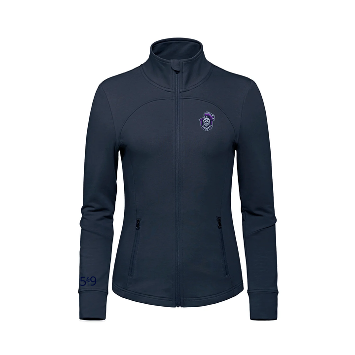 NORTHBRAE EMBROIDERED FRENCH TERRY ZIP-UP (WOMENS)