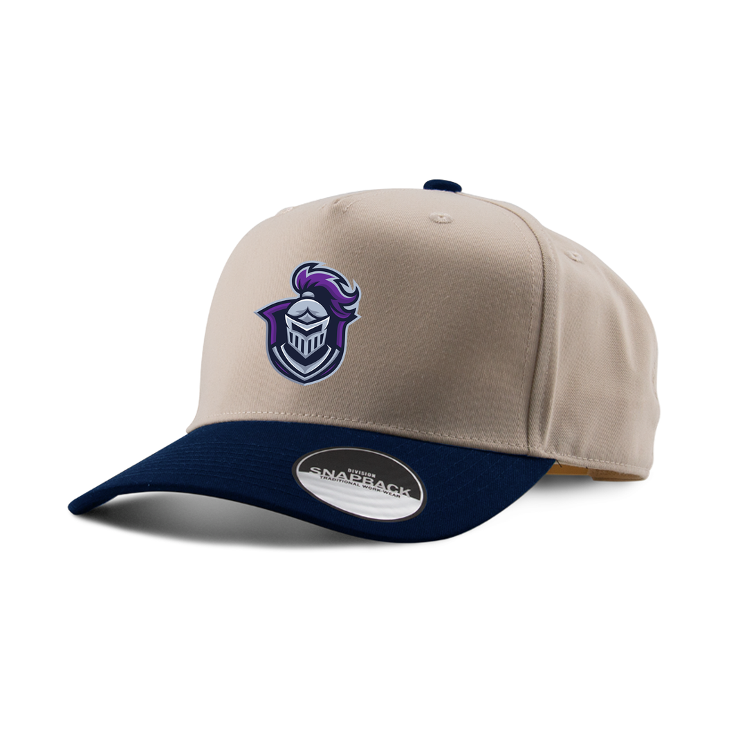 NORTHBRAE EMBROIDERED TWO-TONE PANEL CAP