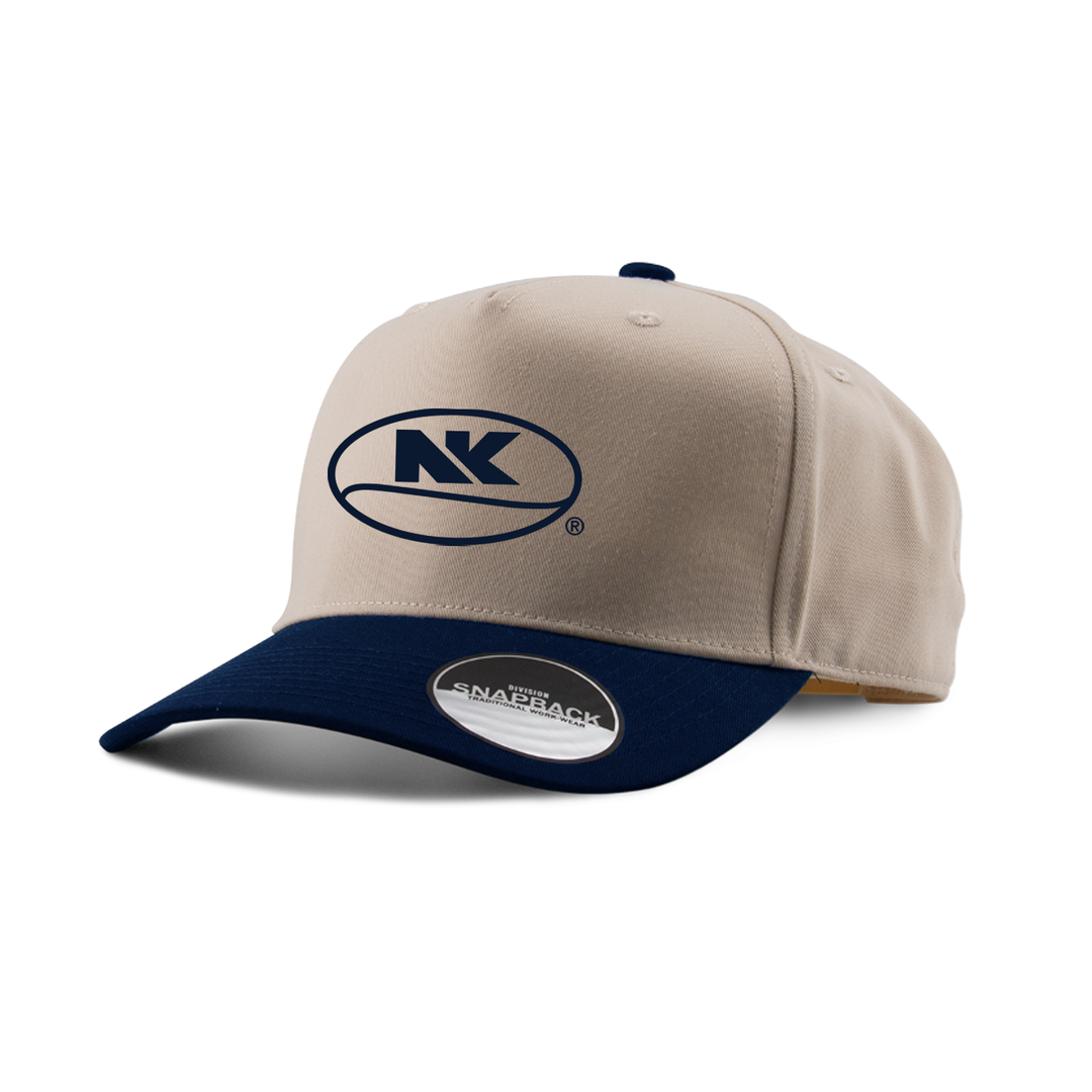 NK EMBROIDERED TWO-TONE PANEL CAP