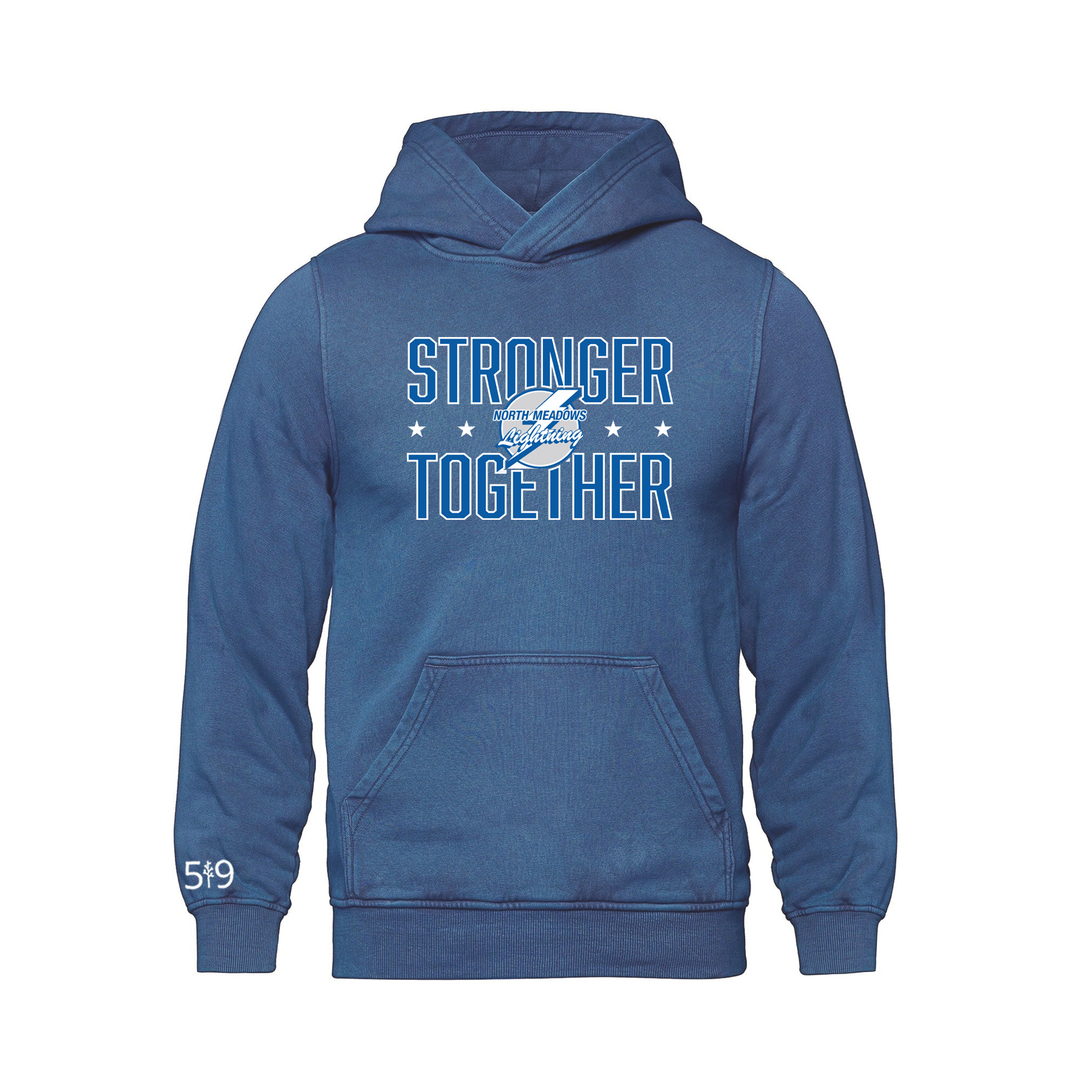 NORTH MEADOWS STRONGER TOGETHER RETRO HOODIE (UNISEX)