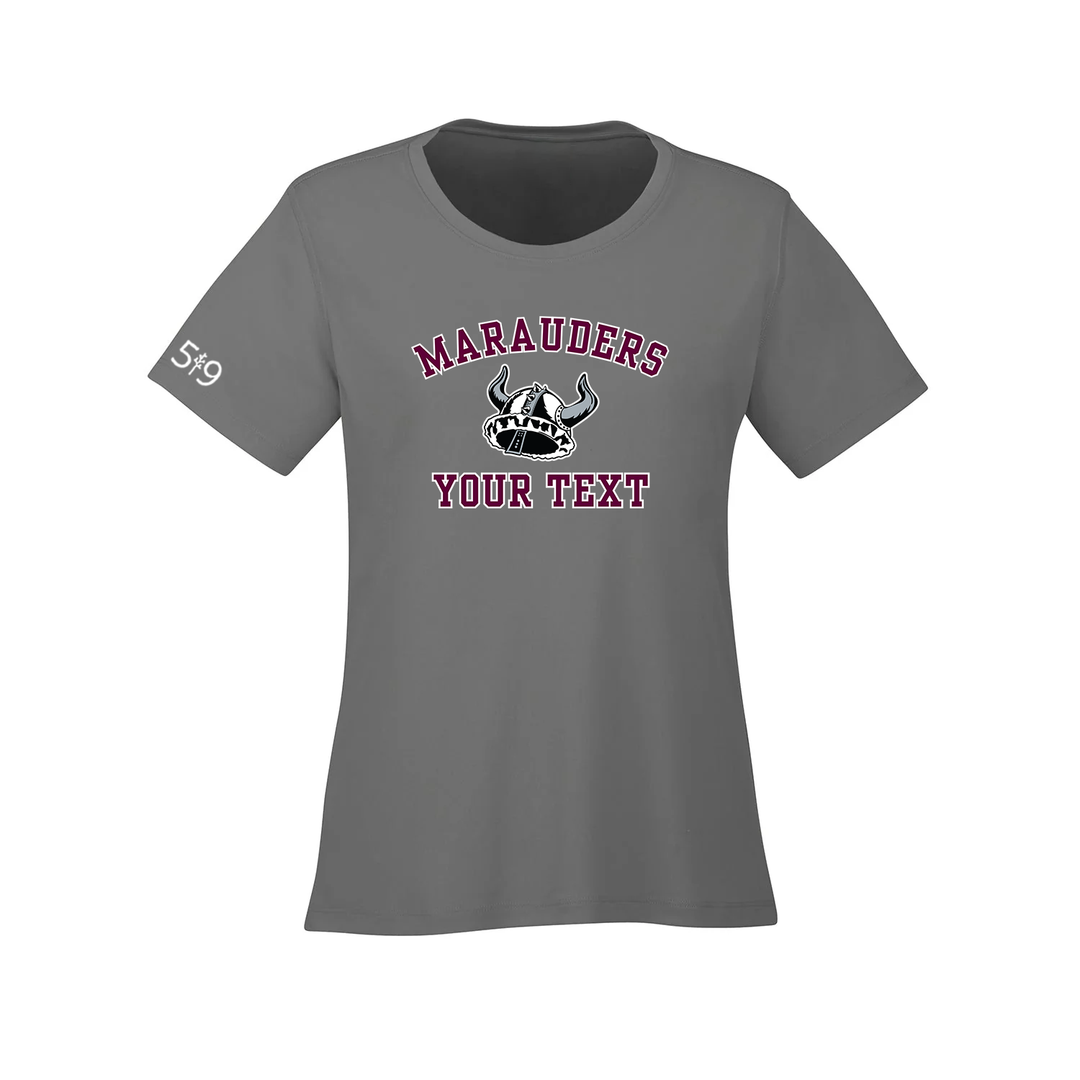 MARAUDERS CUSTOMIZABLE ATHLETIC TEE (WOMENS)