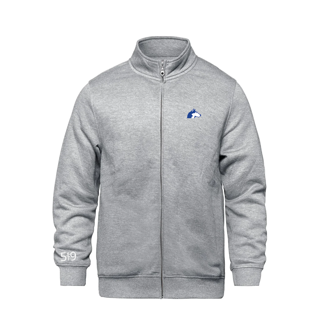 NEW SARUM EMBROIDERED ZIP-UP SWEATER (UNISEX)