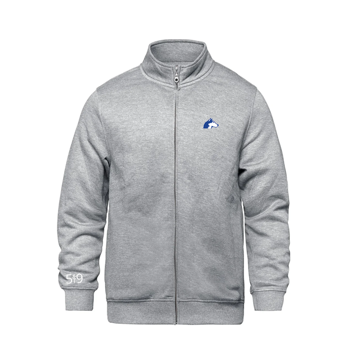 NEW SARUM EMBROIDERED ZIP-UP SWEATER (UNISEX)