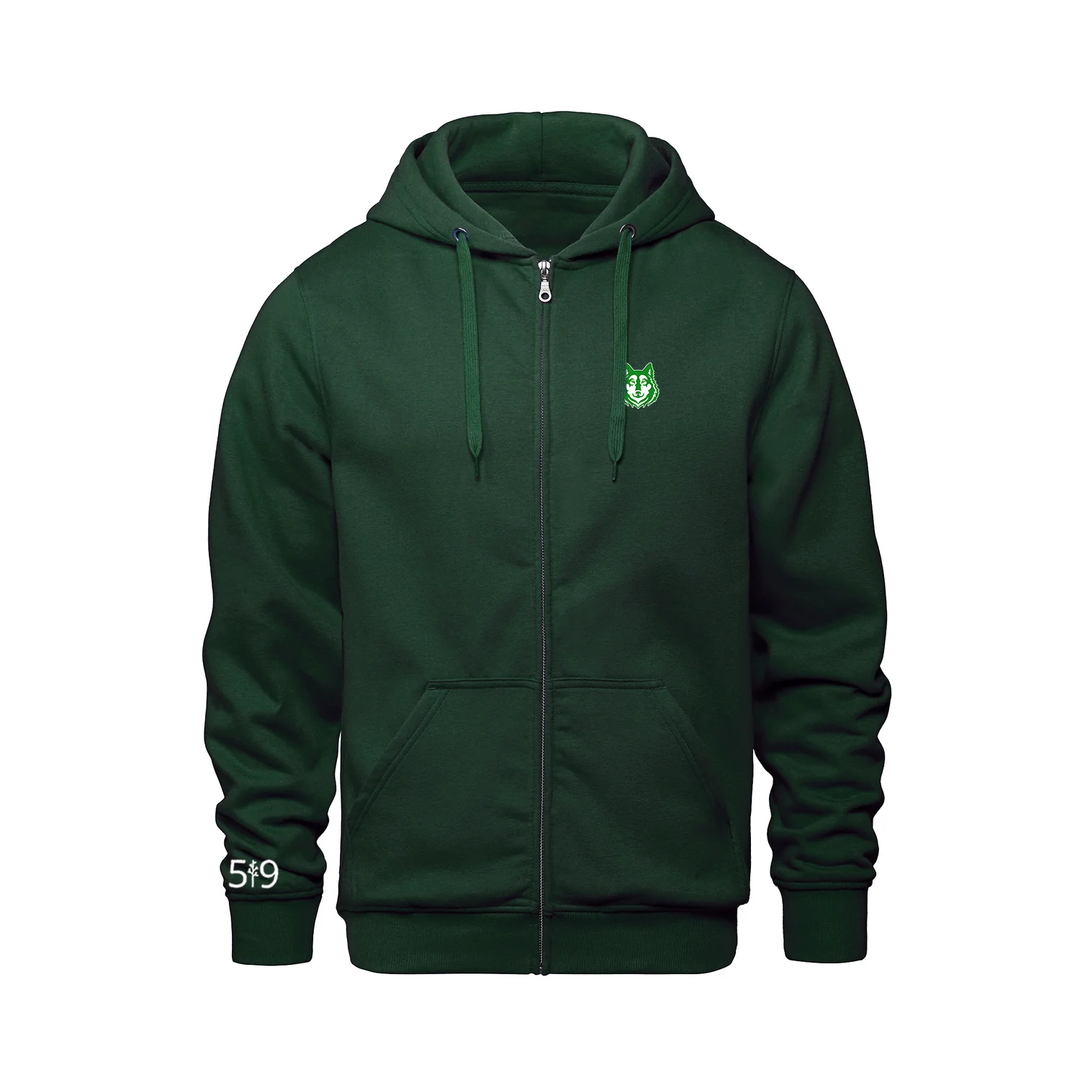NICHOLAS WILSON EMBROIDERED ZIP-UP (UNISEX)