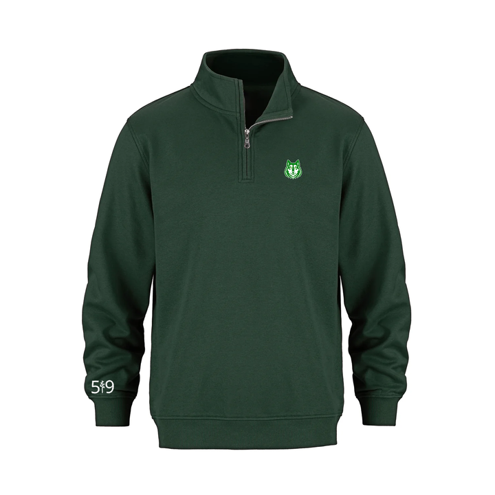 NICHOLAS WILSON EMBROIDERED 1/4 ZIP (UNISEX)