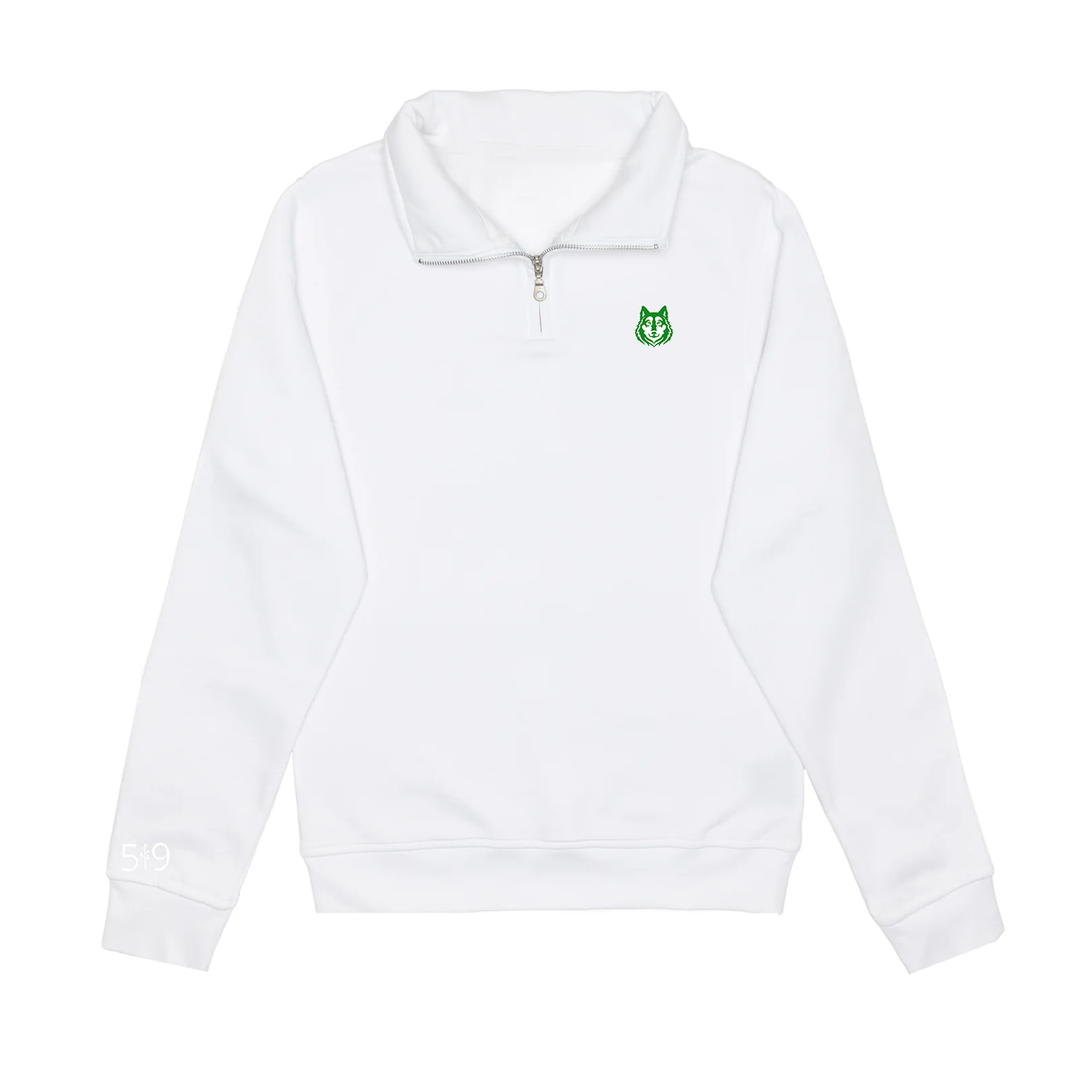 NICHOLAS WILSON EMBROIDERED 1/4 ZIP (UNISEX)