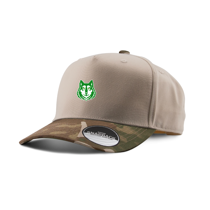 NICHOLAS WILSON EMBROIDERED TWO-TONE PANEL CAP