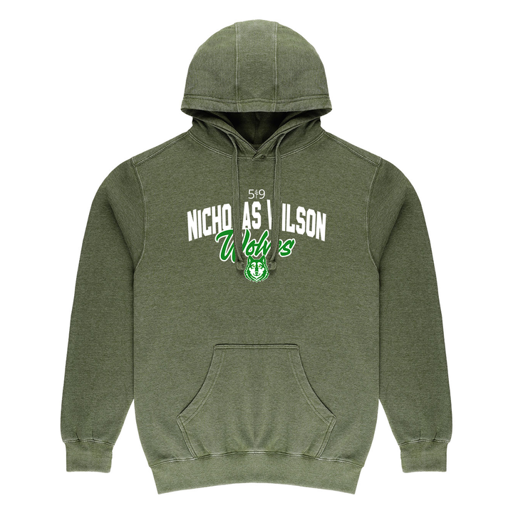 NICHOLAS WILSON WOLVES SIGNATURE VINTAGE HOODIE (UNISEX)