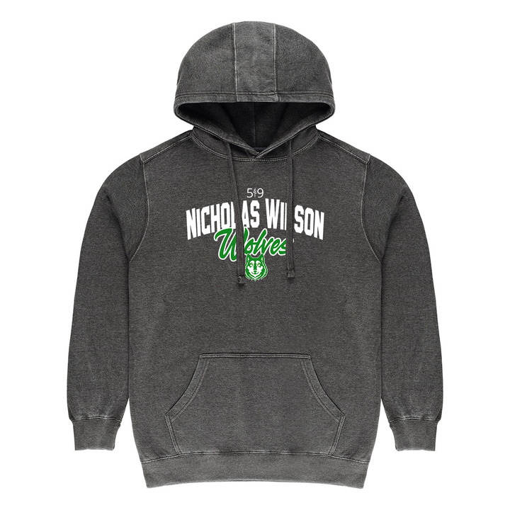 NICHOLAS WILSON WOLVES SIGNATURE VINTAGE HOODIE (UNISEX)