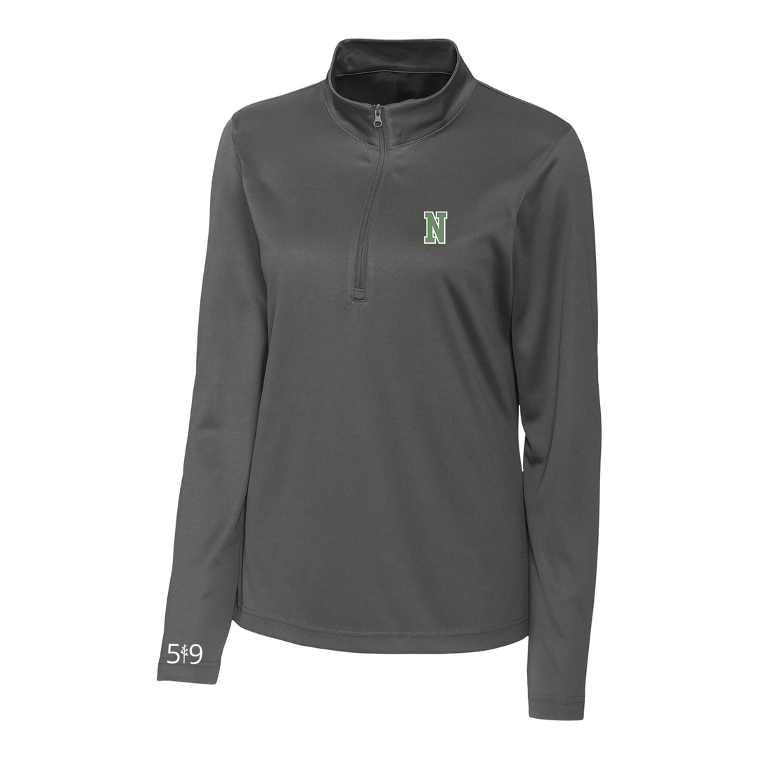 NORTHWEST EMBROIDERED ATHLETIC 1/4 ZIP (WOMENS)