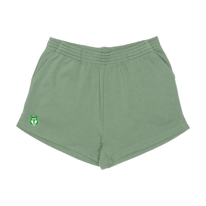NICHOLAS WILSON EMBROIDERED SWEAT SHORTS (WOMENS)
