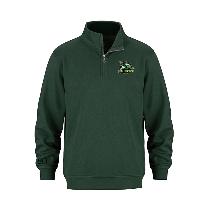 NORTHWEST NIGHTHAWKS EMBLEM 1/4 ZIP (UNISEX)
