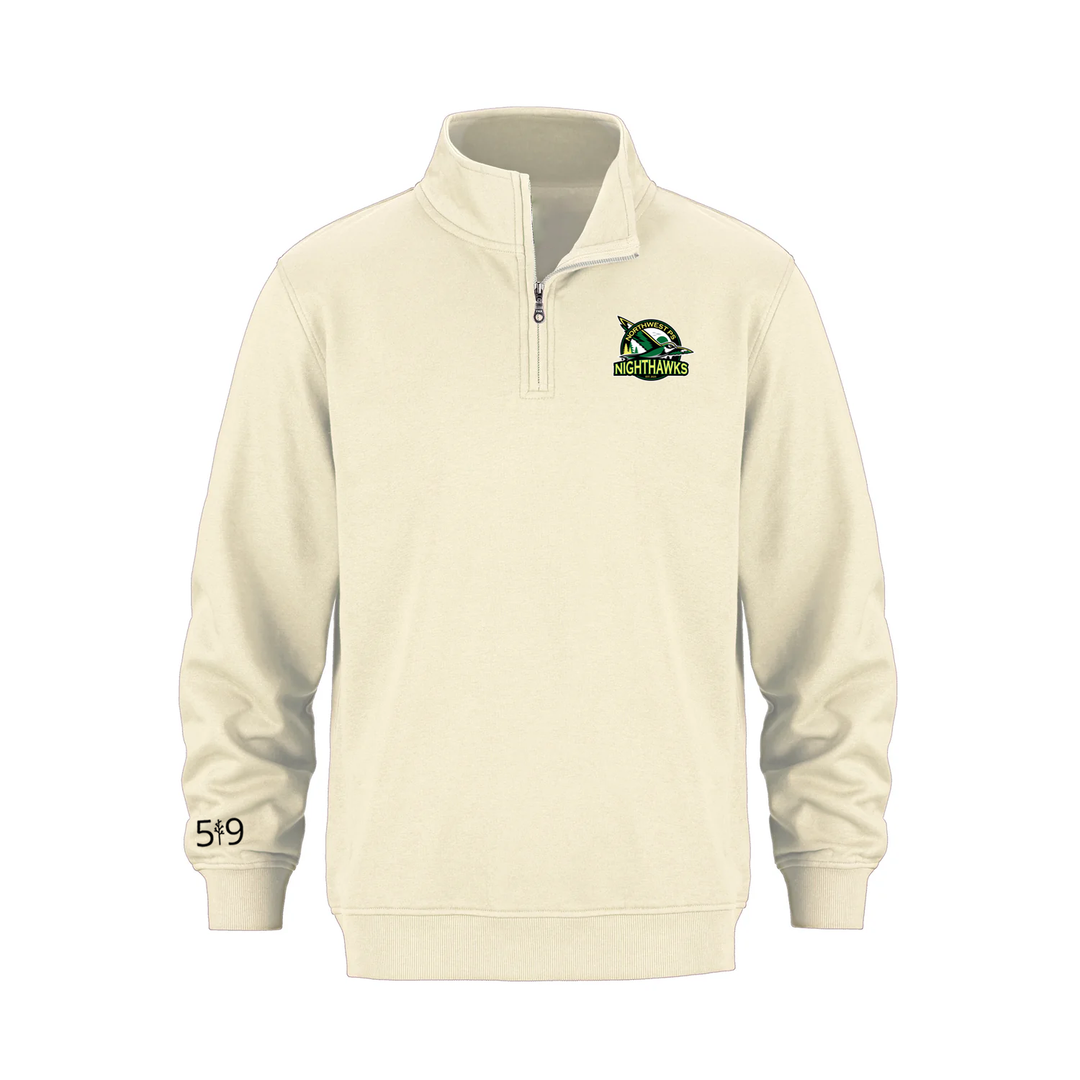 NORTHWEST NIGHTHAWKS EMBLEM 1/4 ZIP (UNISEX)