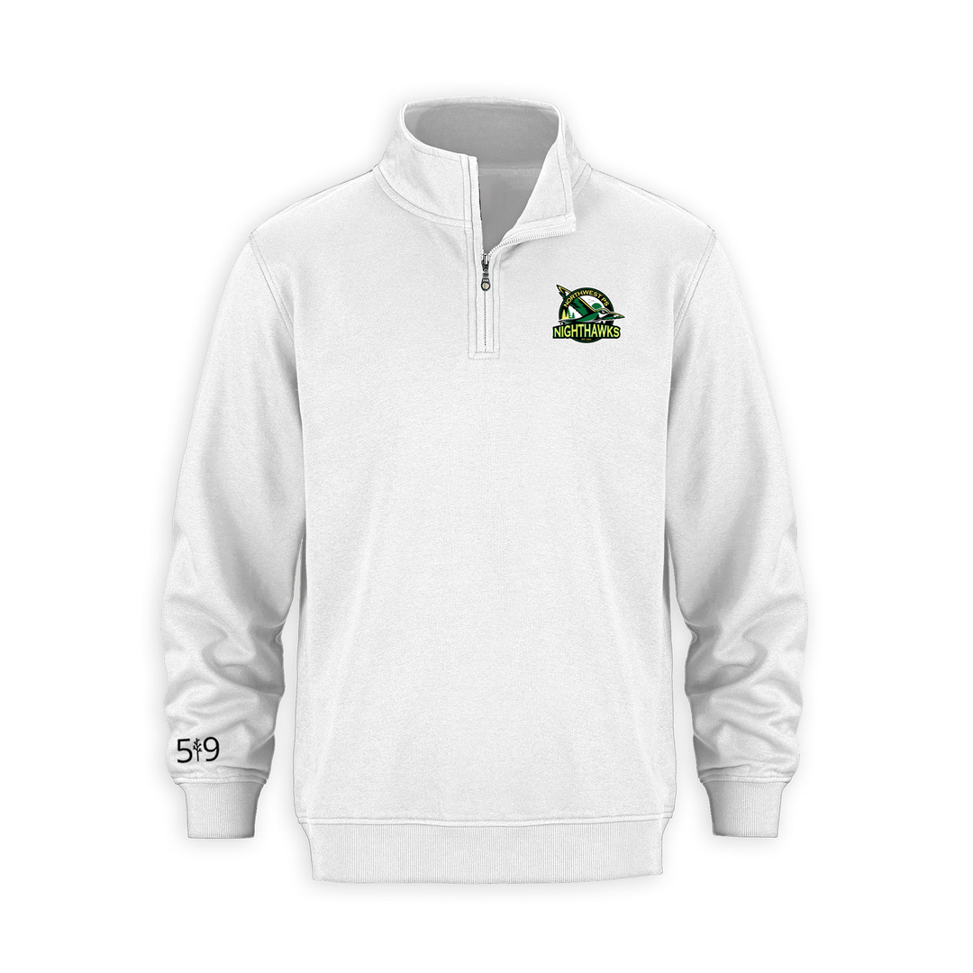 NORTHWEST NIGHTHAWKS EMBLEM 1/4 ZIP (UNISEX)