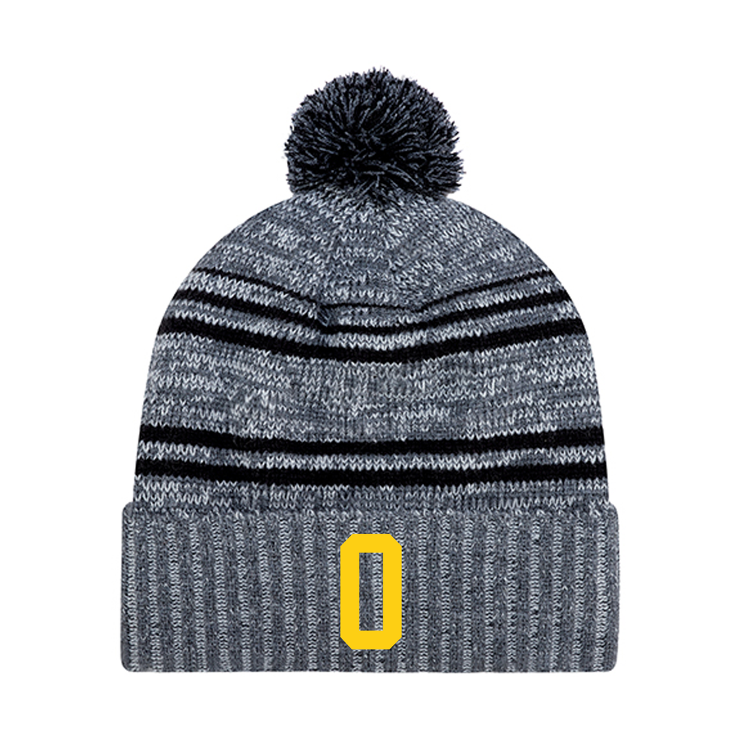 OLD NORTH EMBROIDERED POM-POM TOQUE