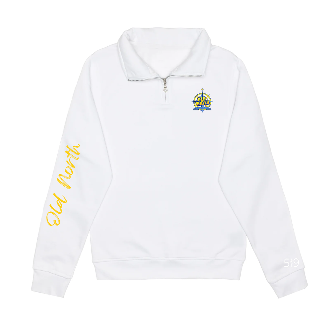 OLD NORTH SIGNATURE SLEEVE 1/4 ZIP (UNISEX)