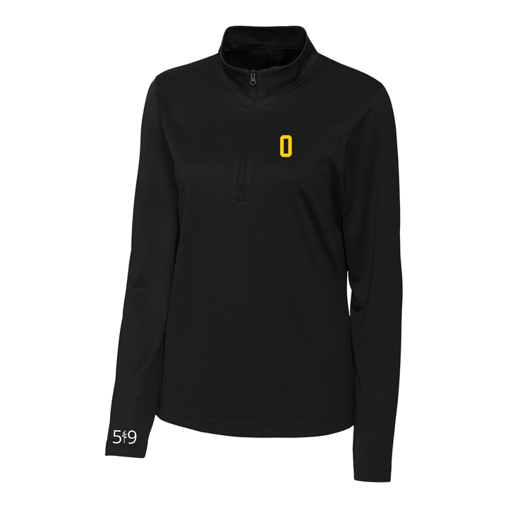 OLD NORTH EMBROIDERED ATHLETIC 1/4 ZIP (WOMENS)