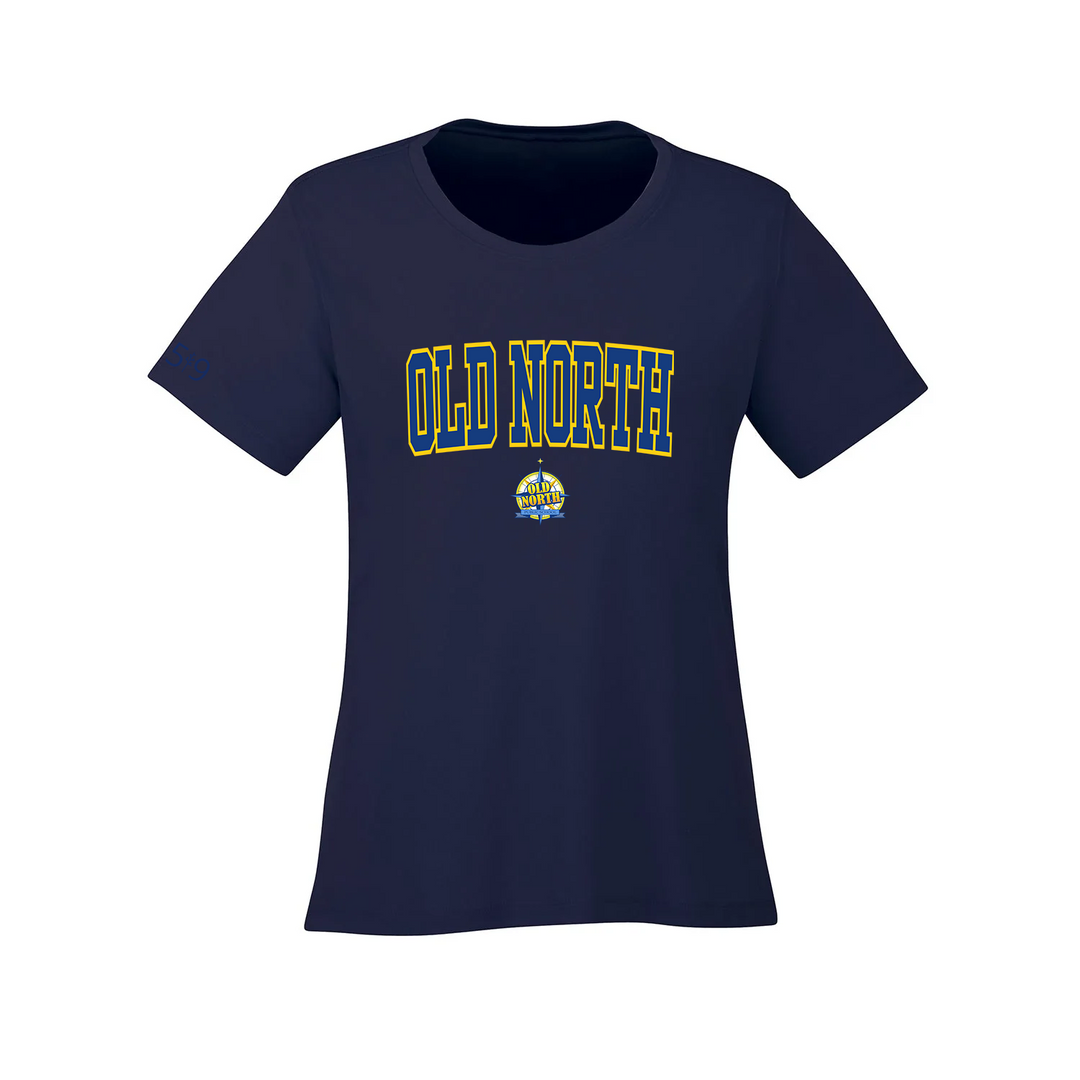 OLD NORTH VARSITY ATHLETIC TEE (WOMENS)