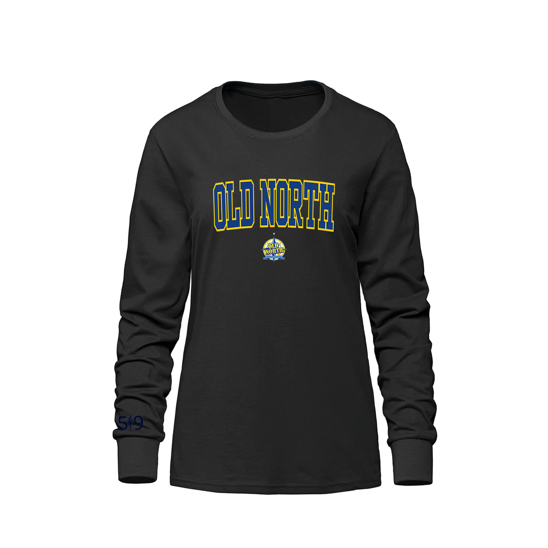 OLD NORTH VARSITY LONG SLEEVE (WOMENS)