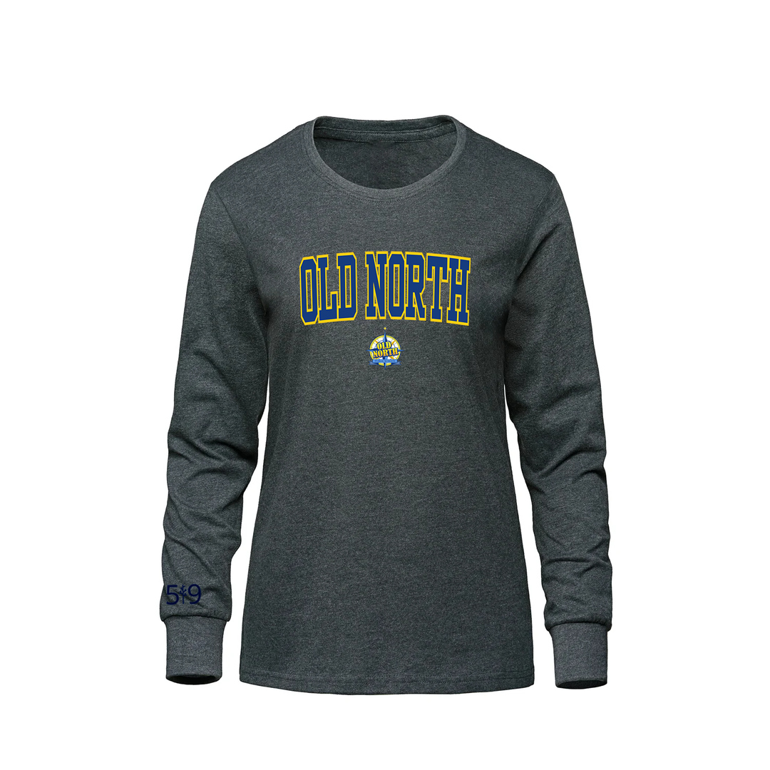OLD NORTH VARSITY LONG SLEEVE (WOMENS)