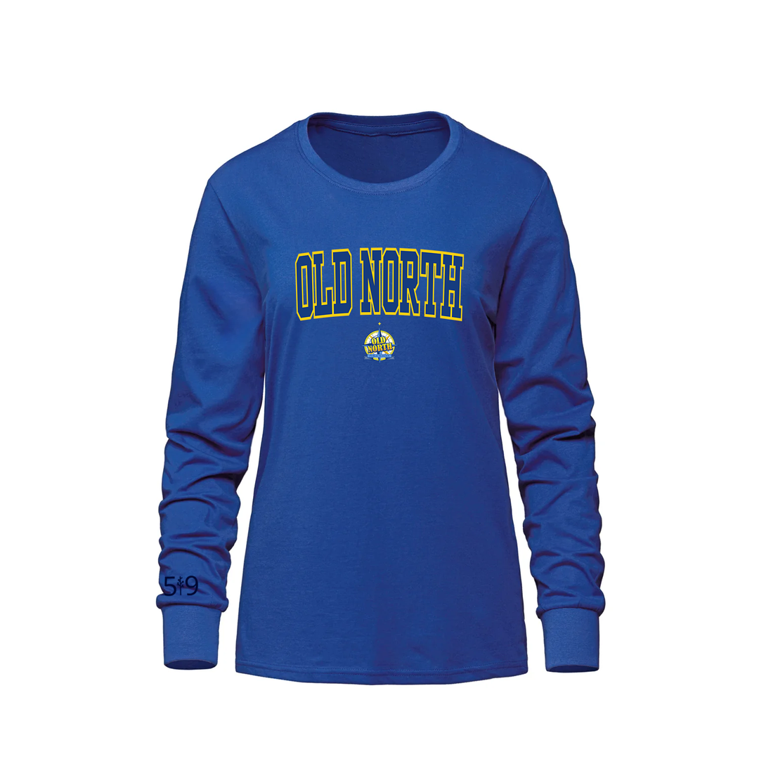 OLD NORTH VARSITY LONG SLEEVE (WOMENS)