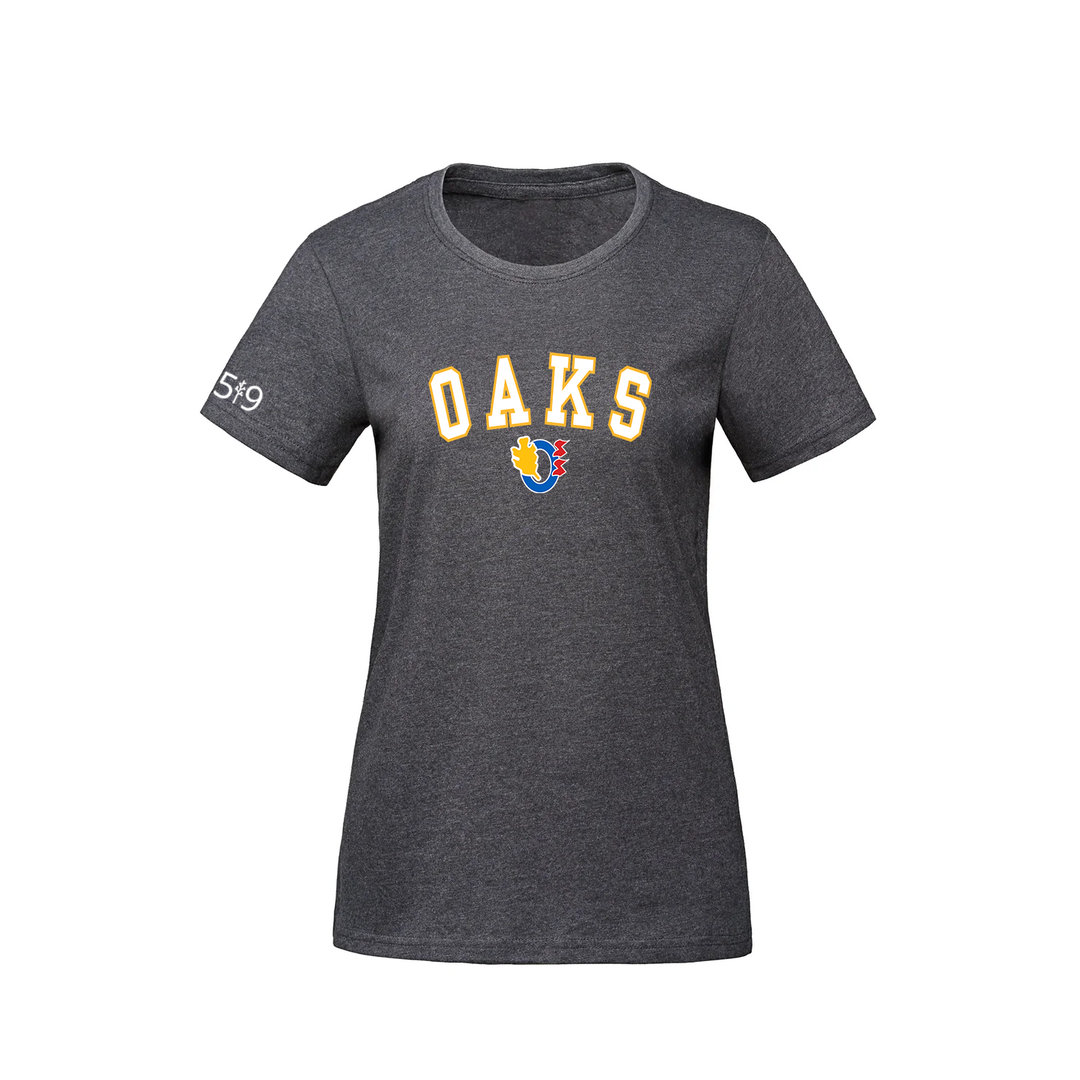 OAKS VARSITY TEE (WOMENS)