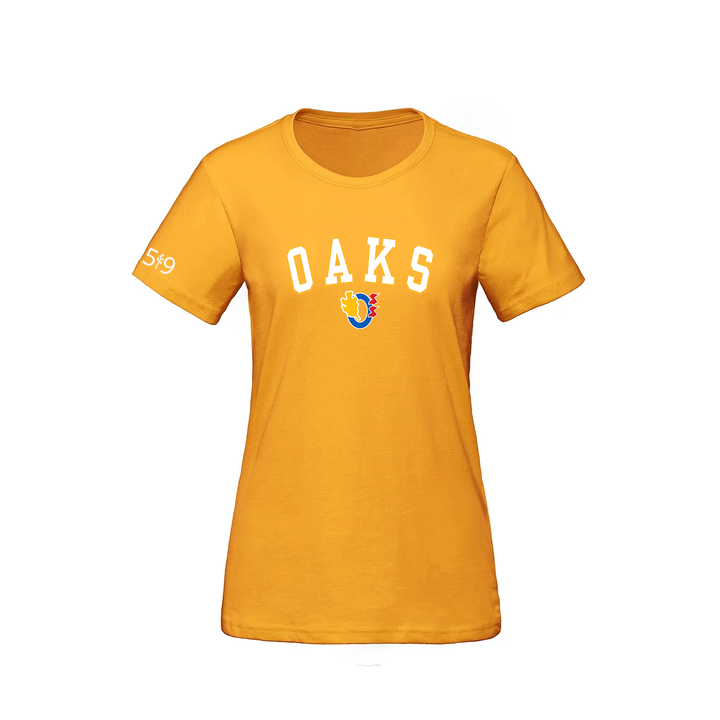 OAKS VARSITY TEE (WOMENS)