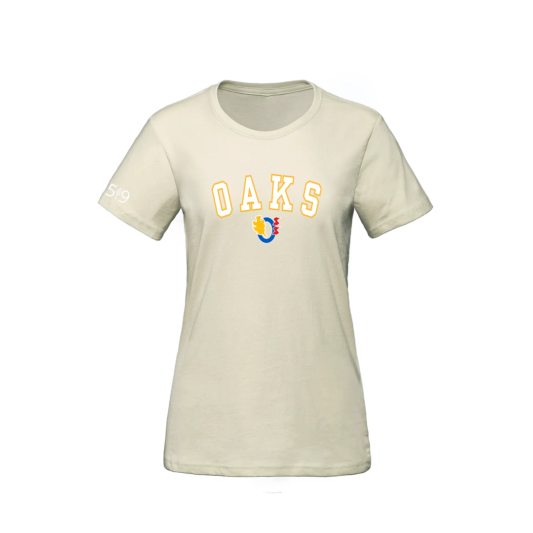 OAKS VARSITY TEE (WOMENS)