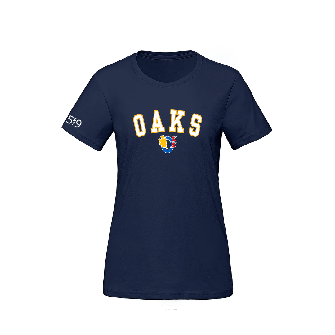 OAKS VARSITY TEE (WOMENS)
