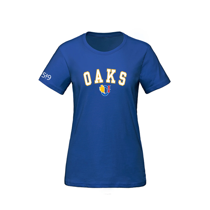 OAKS VARSITY TEE (WOMENS)