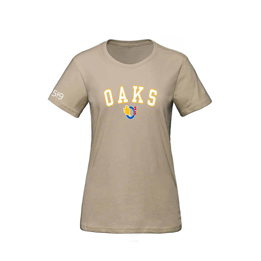 OAKS VARSITY TEE (WOMENS)
