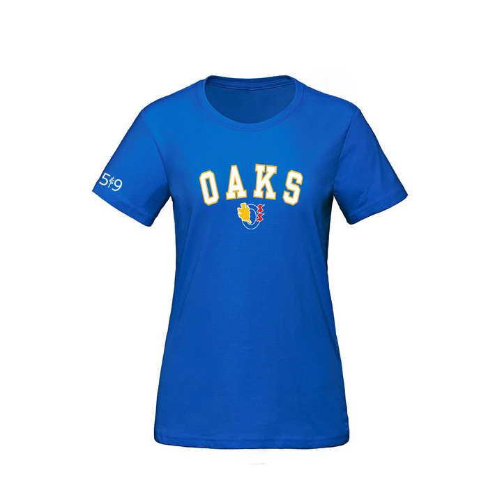 OAKS VARSITY TEE (WOMENS)