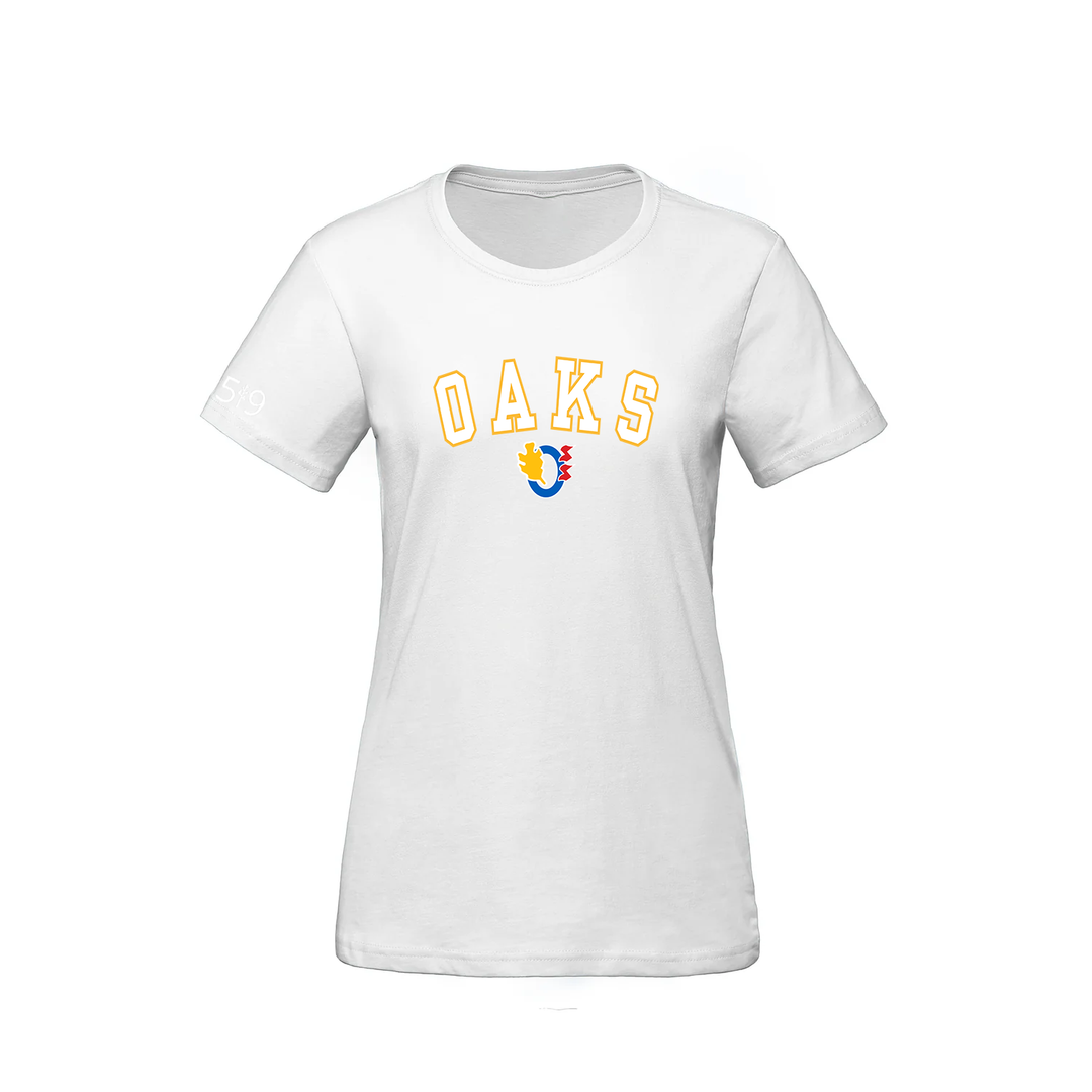 OAKS VARSITY TEE (WOMENS)