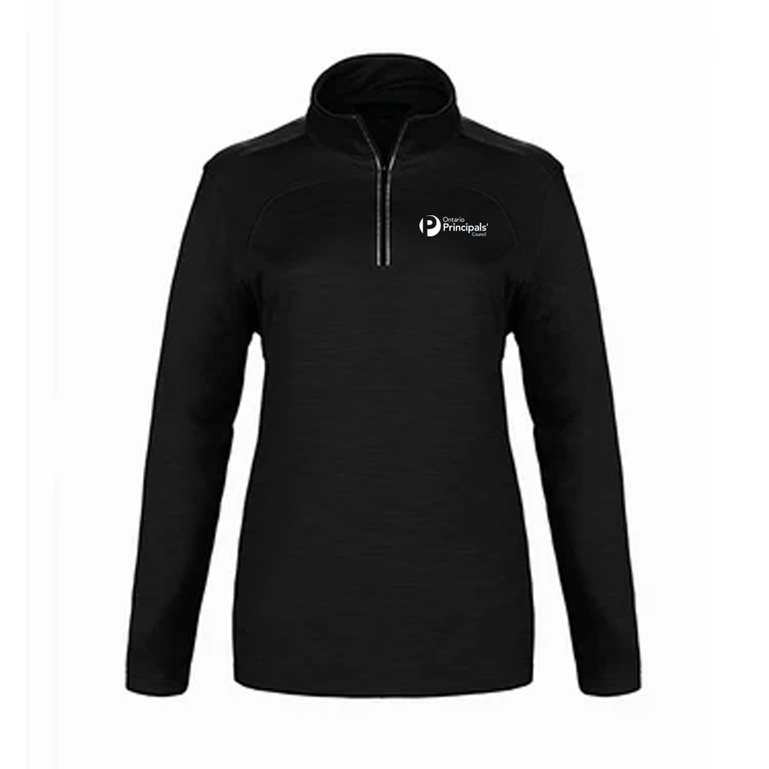 OPC EMBROIDERED PREMIUM ATHLETIC 1/4 ZIP (WOMENS)