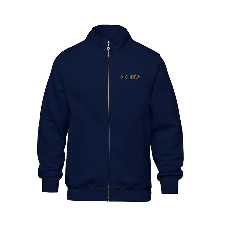 OXBOW EMBROIDERED ZIP-UP SWEATER (UNISEX)