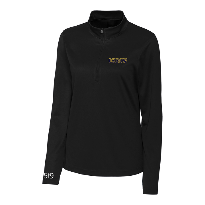 OXBOW EMBROIDERED ATHLETIC 1/4 ZIP (WOMENS)