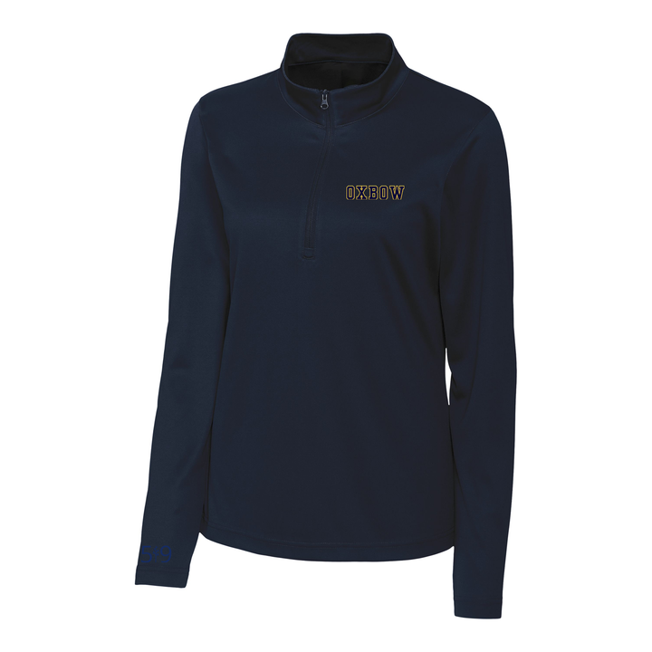 OXBOW EMBROIDERED ATHLETIC 1/4 ZIP (WOMENS)