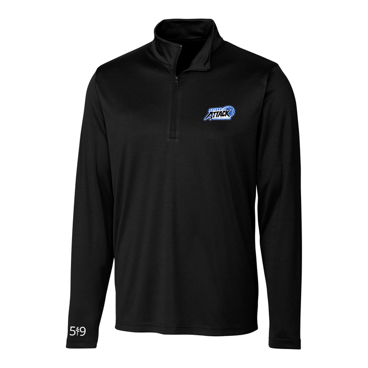 OXFORD ATTACK EMBLEM ATHLETIC 1/4 ZIP (MENS)