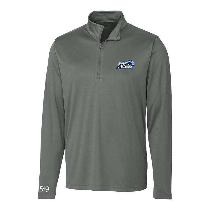 OXFORD ATTACK EMBLEM ATHLETIC 1/4 ZIP (MENS)
