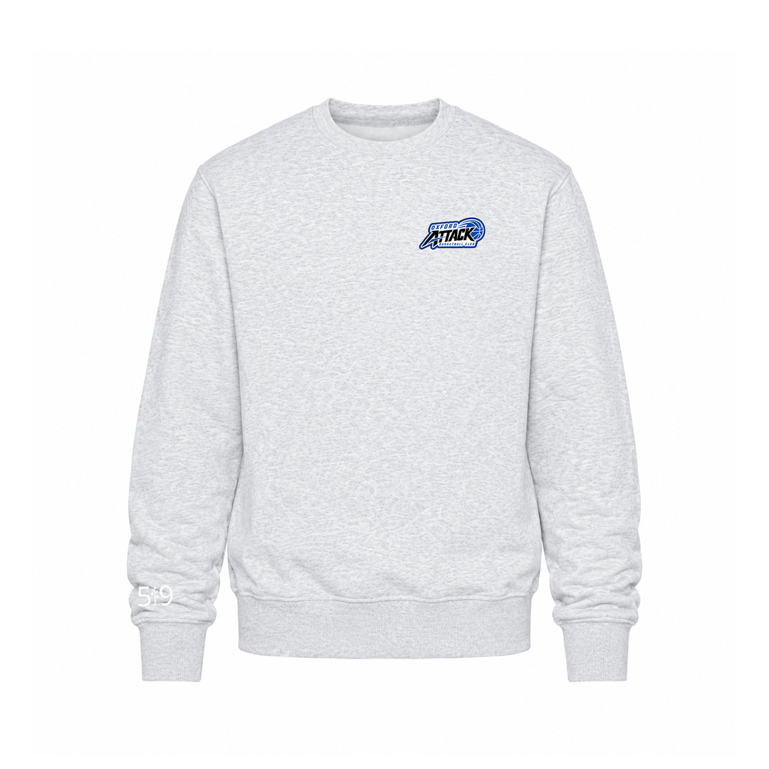 OXFORD ATTACK EMBROIDERED CREW (UNISEX)