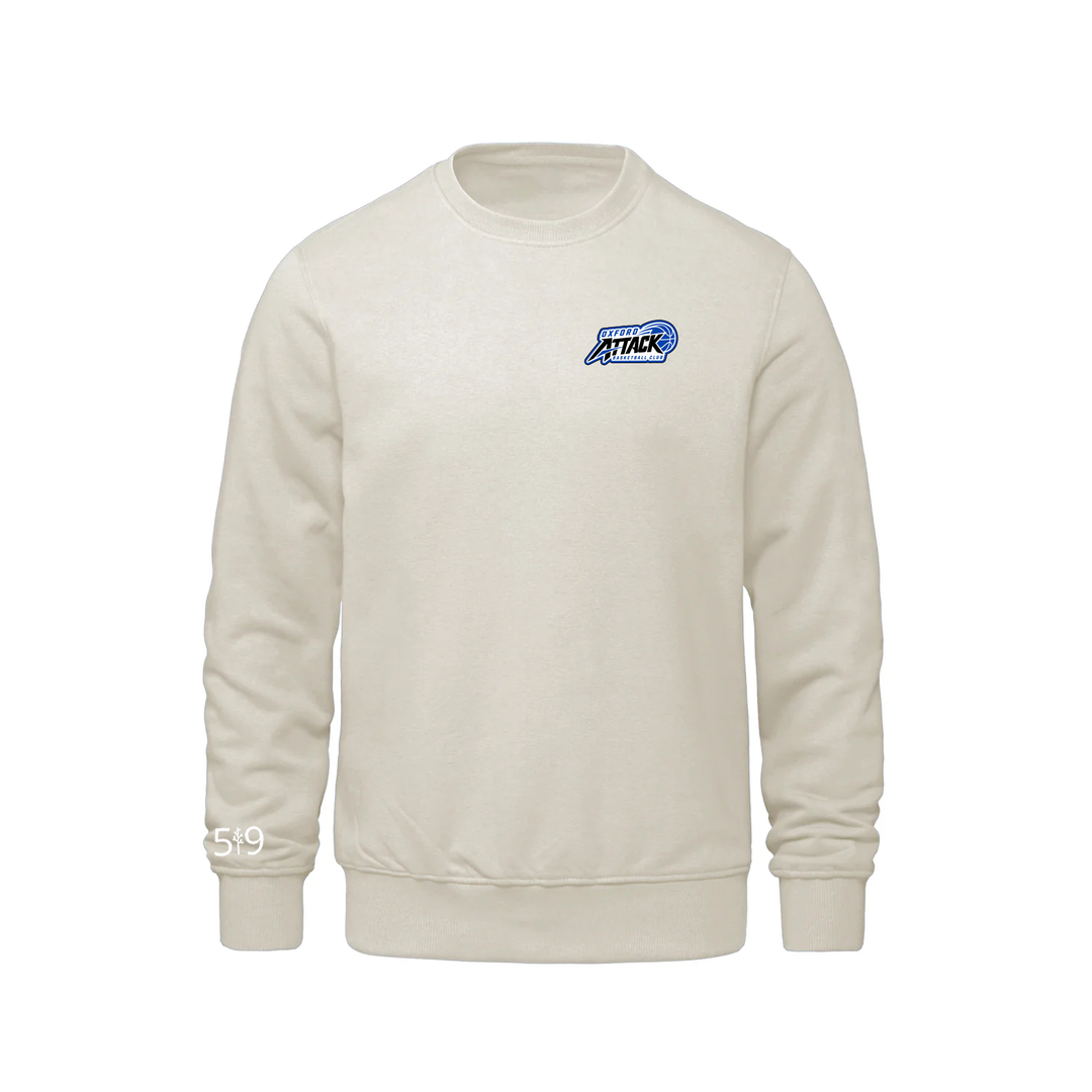 OXFORD ATTACK EMBROIDERED CREW (UNISEX)