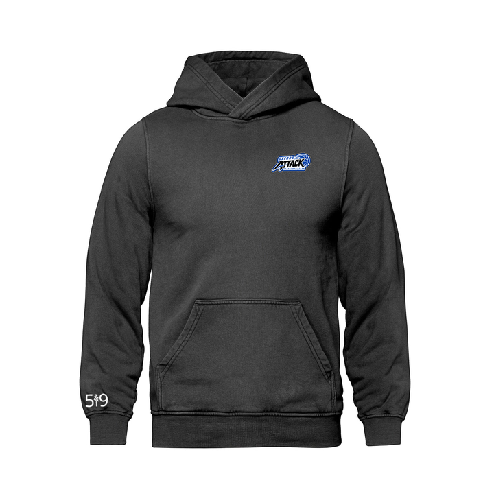 OXFORD ATTACK EMBROIDERED RETRO HOODIE (UNISEX)