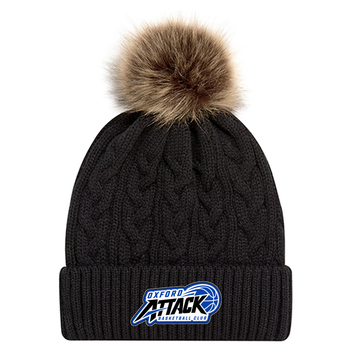 OXFORD ATTACK EMBROIDERED FAUX FUR TOQUE