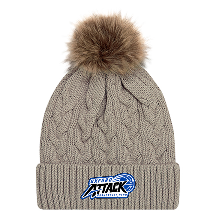 OXFORD ATTACK EMBROIDERED FAUX FUR TOQUE
